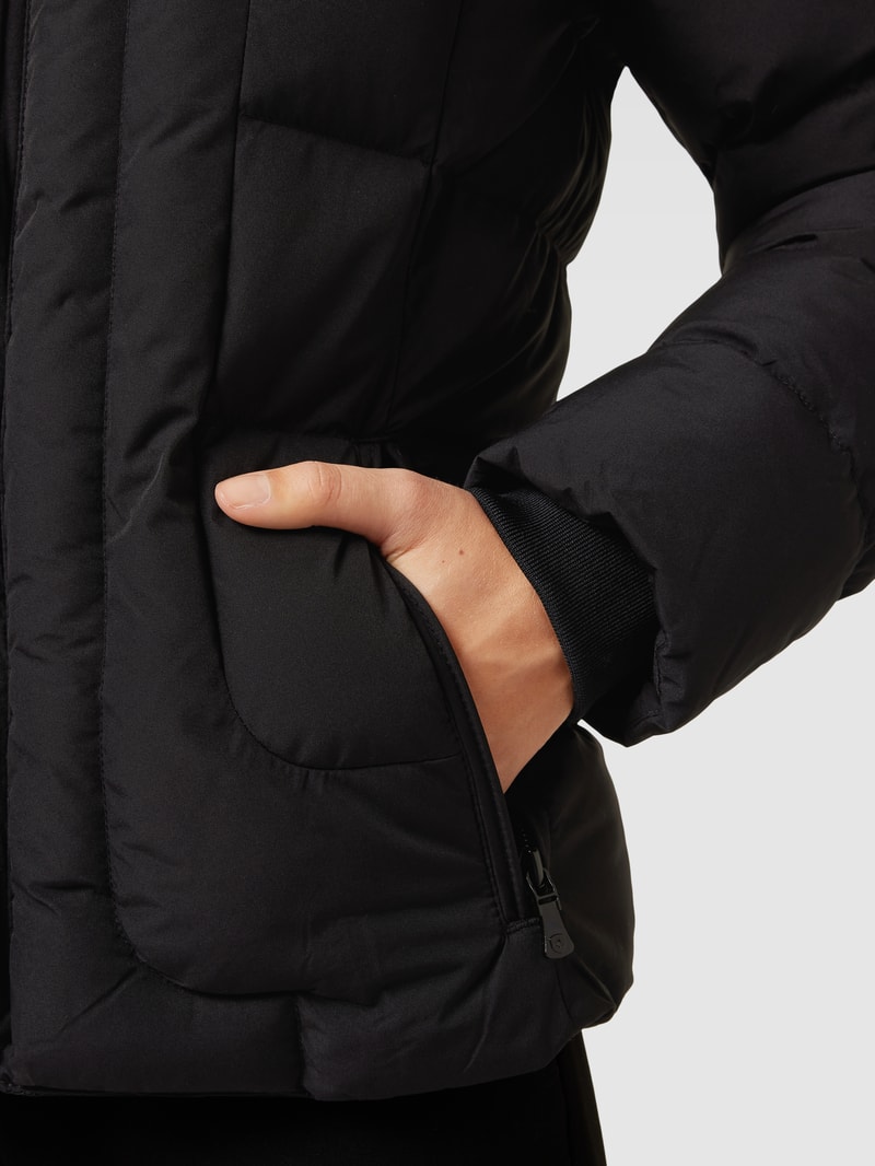 Funktionsjacke mit Zweiwege-Reißverschluss Modell 'Belvitesse' in schwarz
