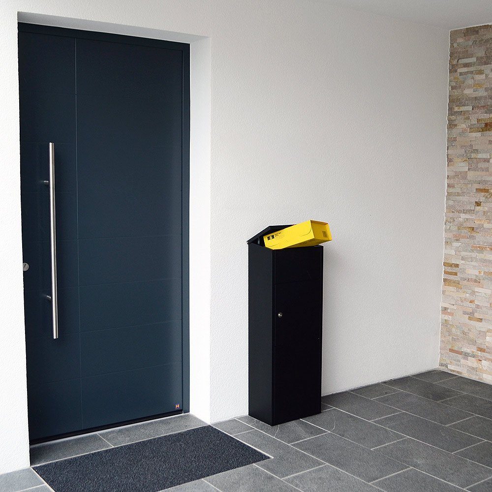 Profirst Paketbriefkasten Profirst Mail PM 1100 Stand Paketbriefkasten Schwarz
