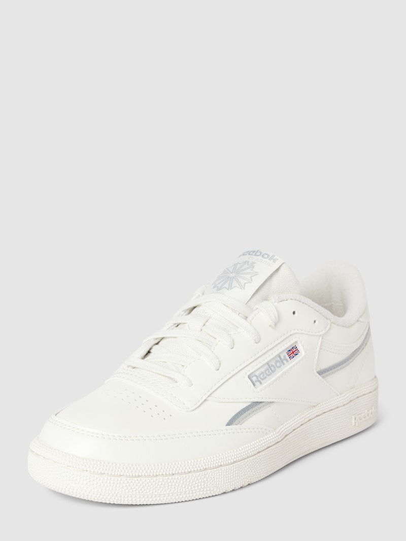 Sneaker mit Label-Details in weiß