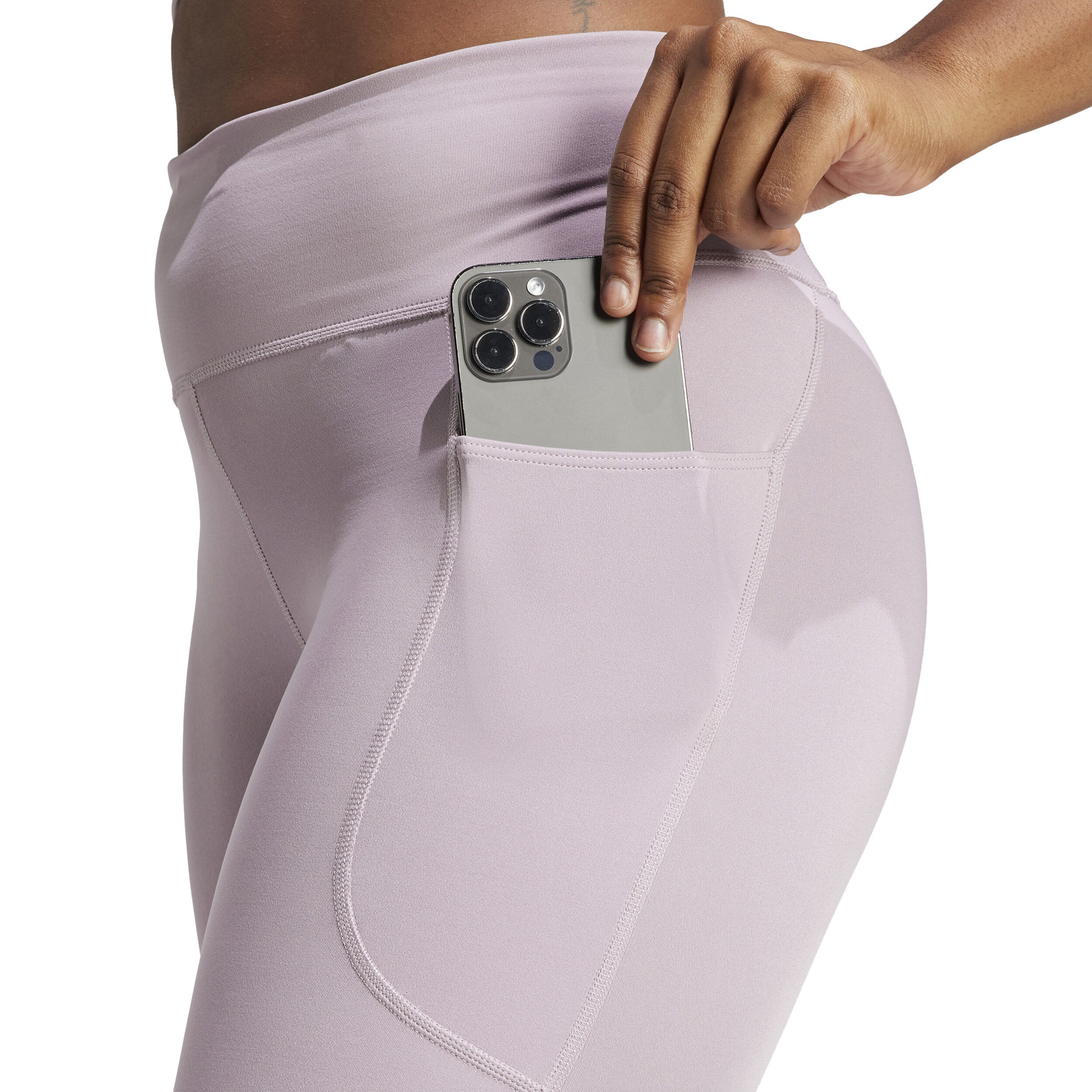 DailyRun 3S 7/8 Tight Lauftight Damen - Schwarz