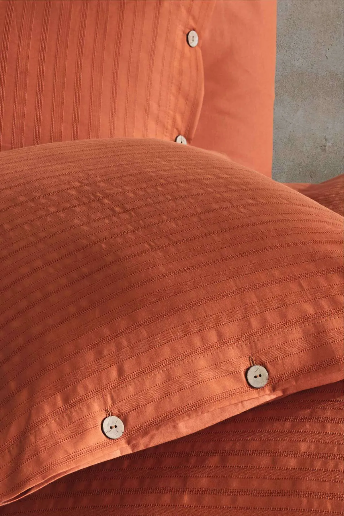 Nordqueen  Doppelknopf-Bettbezug-Set aus 100 % Baumwolle