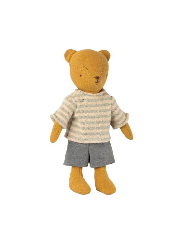 Maileg Kleidung für Junior Teddy 2 teiliges Set mit Shorts und Strick Pulli günstig kaufen onesize