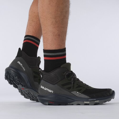 HERREN MULTIFUNKTIONSSTIEFEL SHOES OUTPULSE MID GTX BLACK/EBONY/VANIL