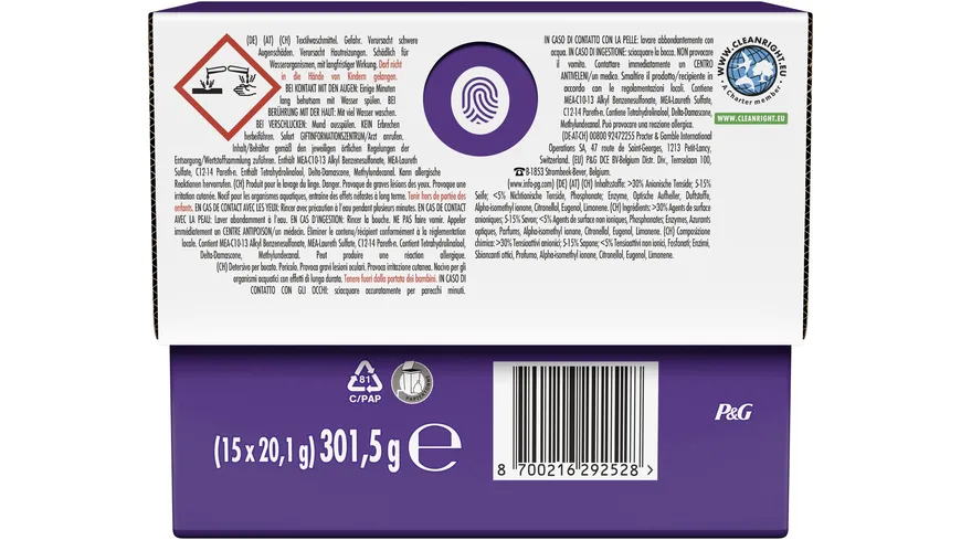 Lenor Waschmittel PODS Amethyst
