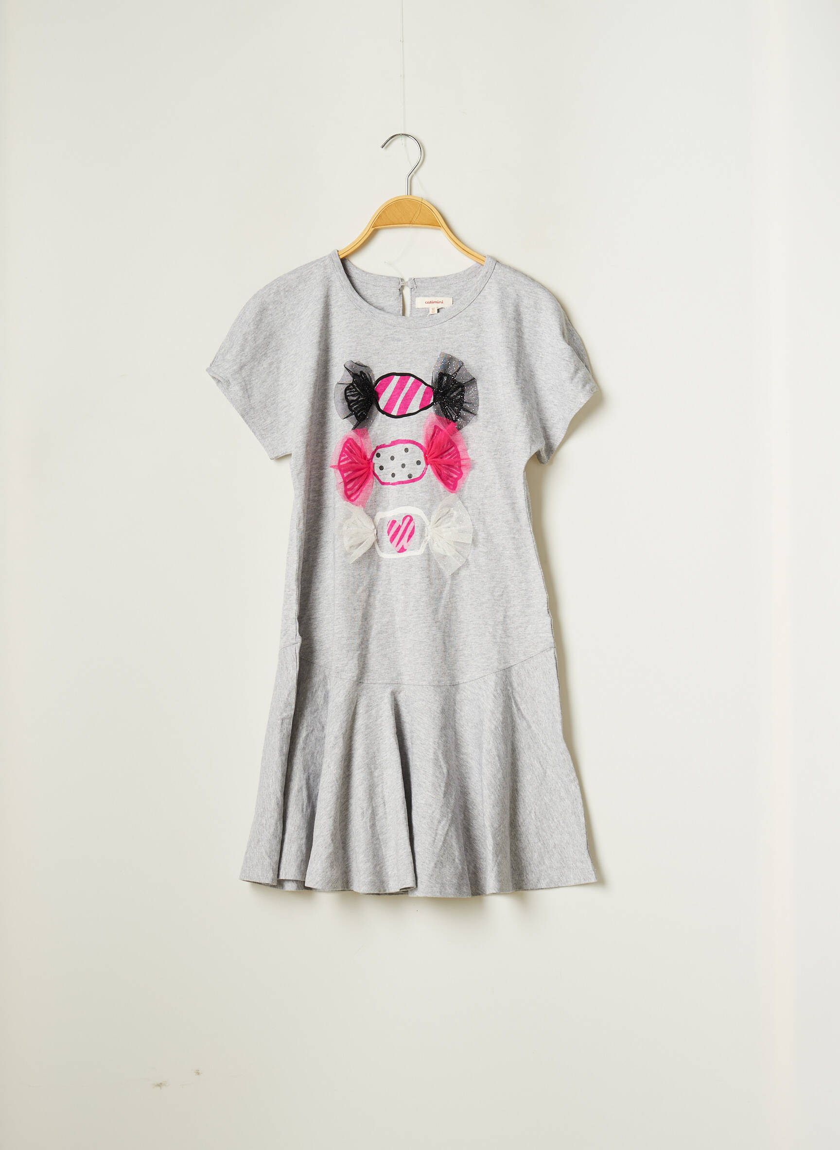 Catimini Robes Mi Longues Fille couleur gris