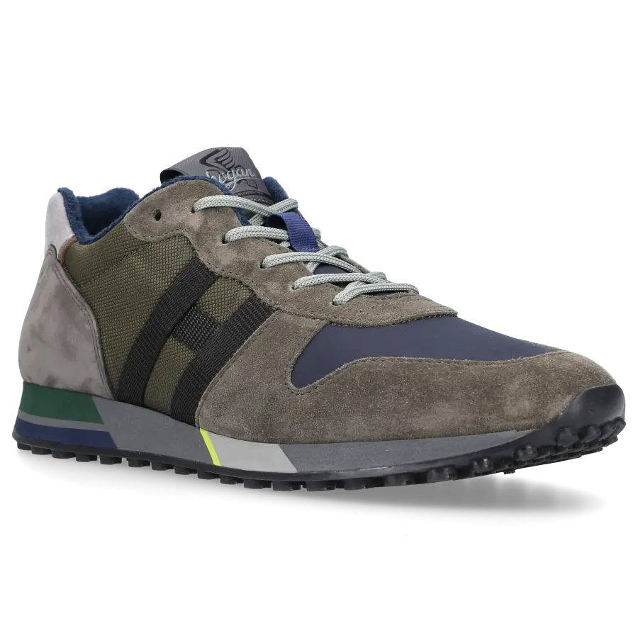 Hogan - Sneaker low H383 Veloursleder - grün