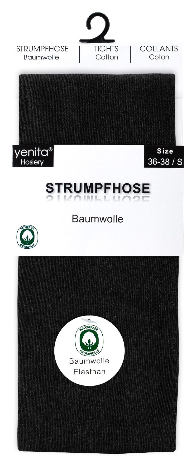 Yenita® Strickstrumpfhose in angenehmer Baumwollqualität