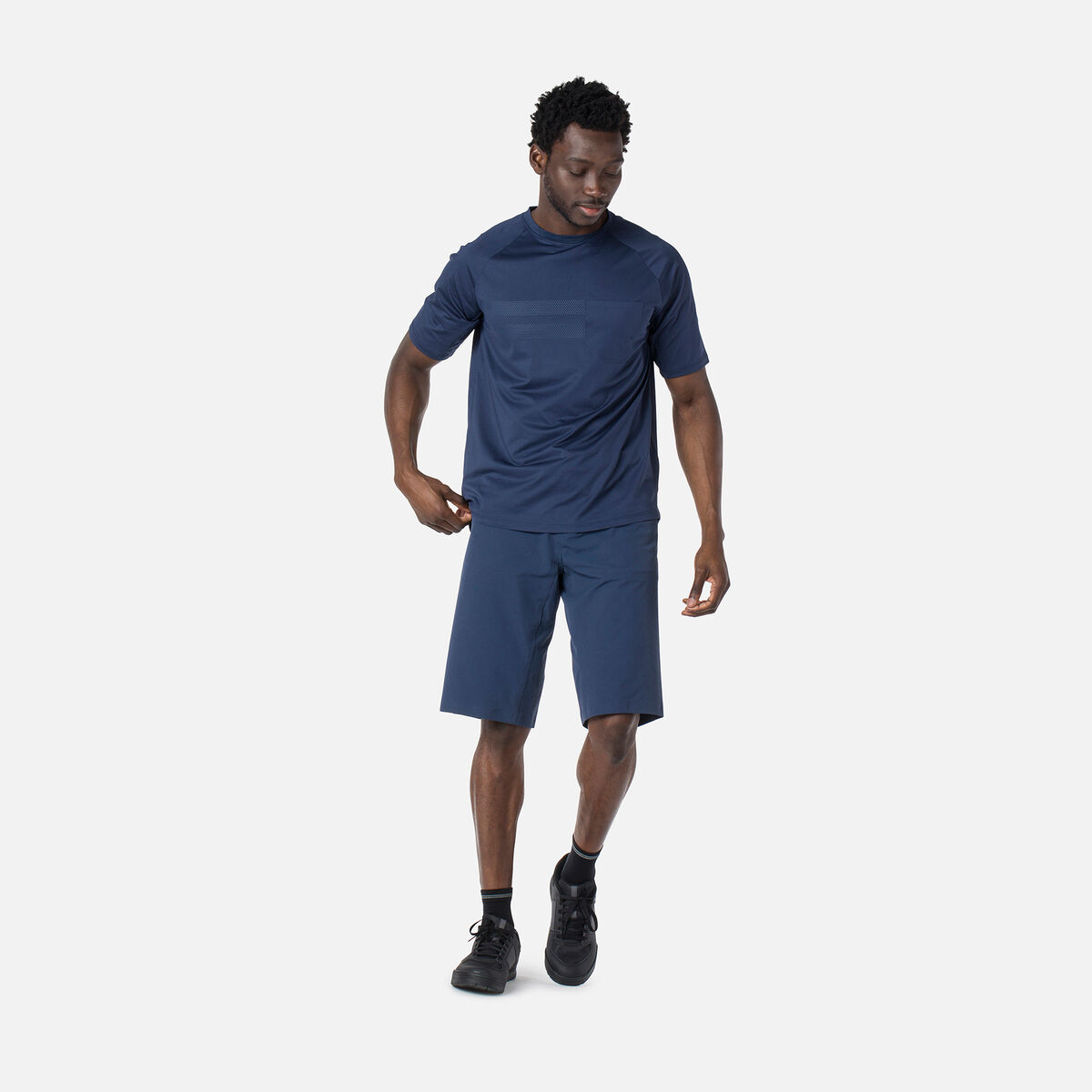 Kurzarm-Jerseyshirt für Herren Relaxed Fit