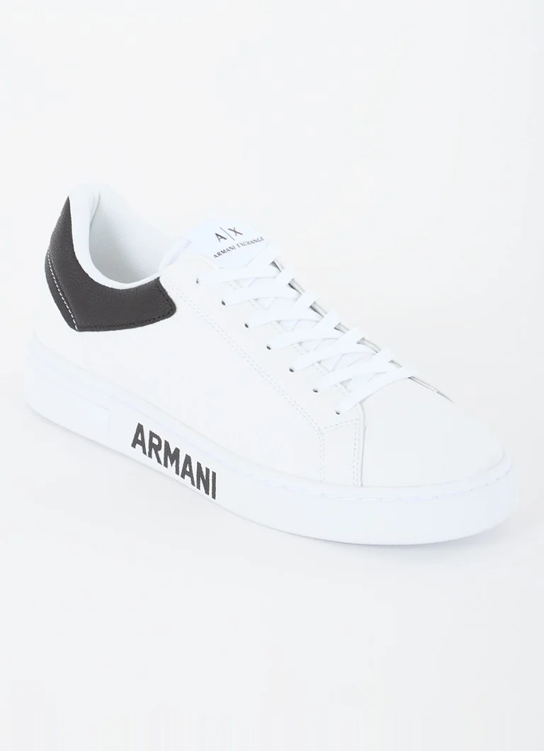 Armani Exchange kožne tenisice s logotipom
