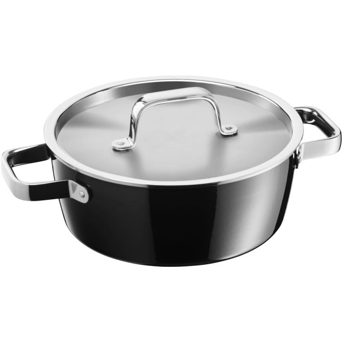 Fusiontec Aromatic Bratentopf, 22 cm, Black