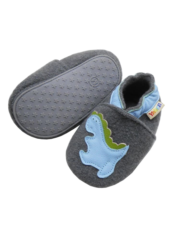 Yalion Leder-Krabbelschuhe 