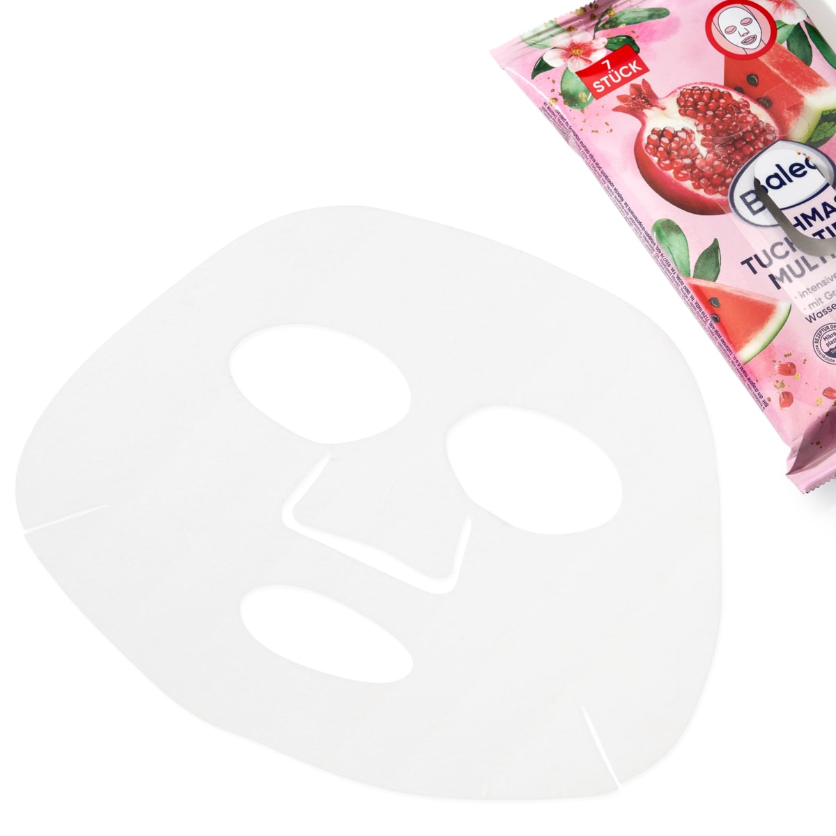 Tuchmasken Multipack Granatapfel-Wassermelone, 7 St