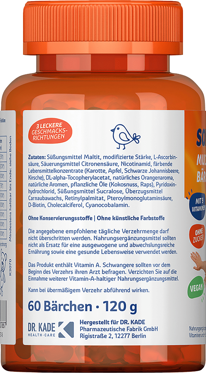 Multi-Vitamin Bärchen 60 St, 120 g