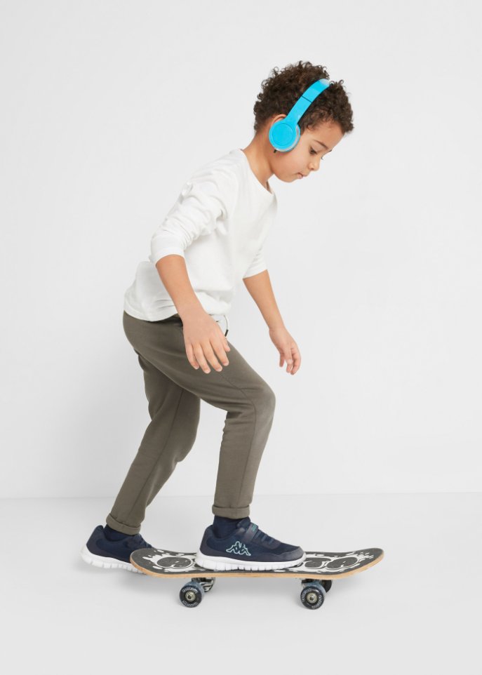 Jungen Jogginghose 'Bro' aus Bio-Baumwolle (2er Pack)