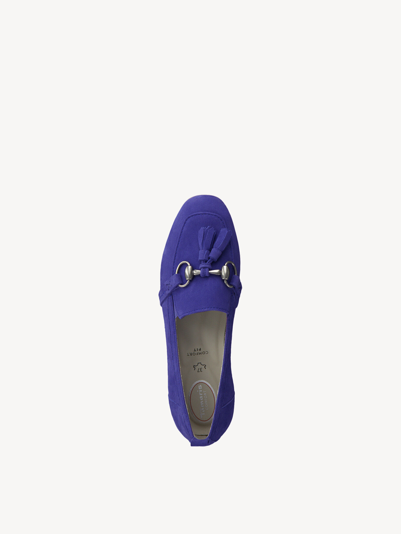 Slipper en cuir - bleu
