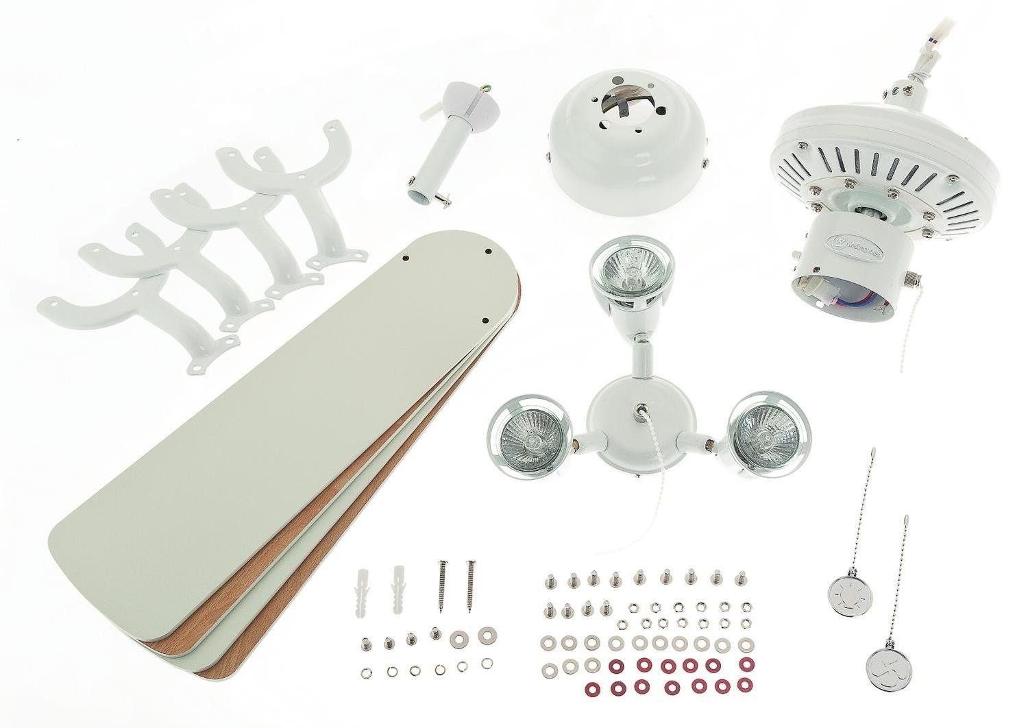 Westinghouse Deckenventilator Princess Euro, Mit Zugschnur