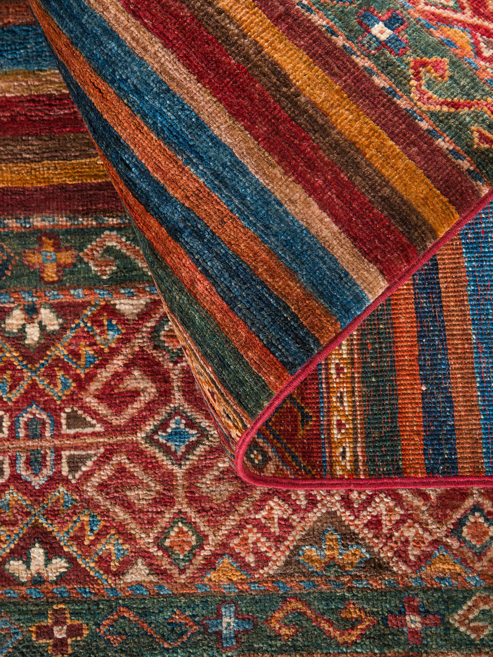 Chobi Schal ca. 85 x 131 cm, Unikat / Einzelstück