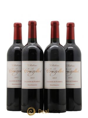 Lalande-de-Pomerol Château Les Cruzelles 2017 - Lot de 4 Bouteilles