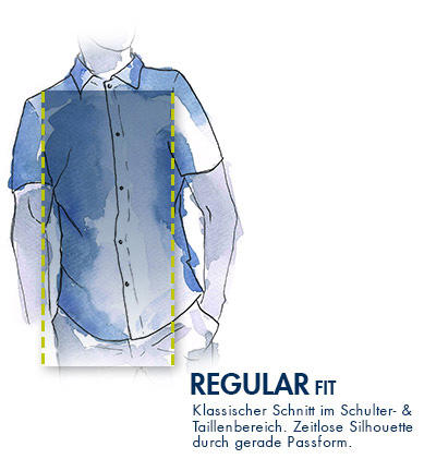 Marc O'Polo, Kurzarmhemd, Regular Fit, Bio Baumwolle, olive gemustert