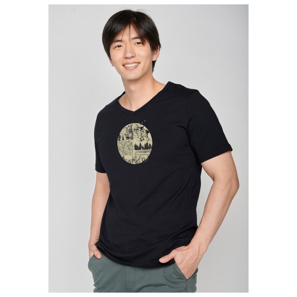 GreenBomb - Nature Mountain Circle (Peak) - T-Shirt