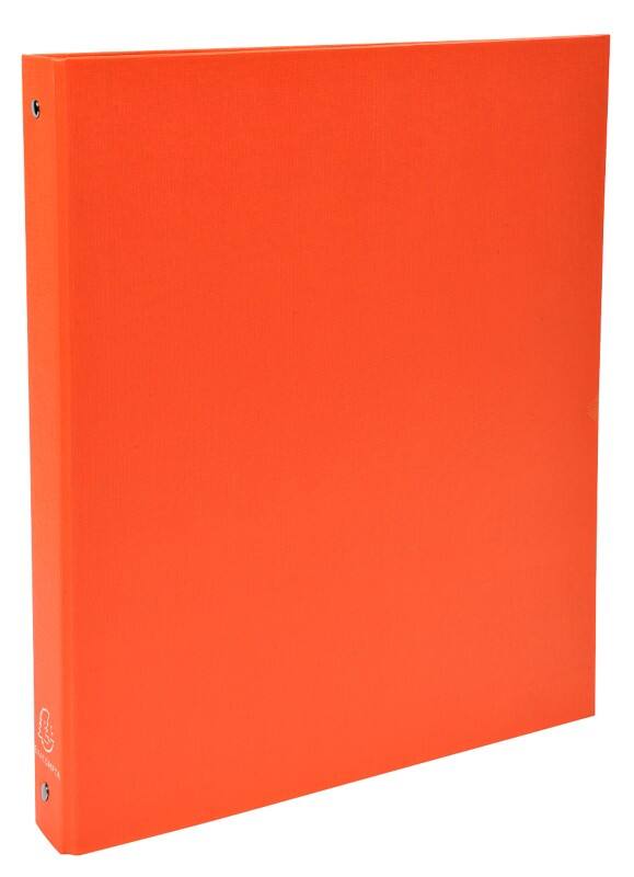 Exacompta Ringbuch 4 Ringe Kaschierter Karton PP DIN A4 Orange 20 Stück