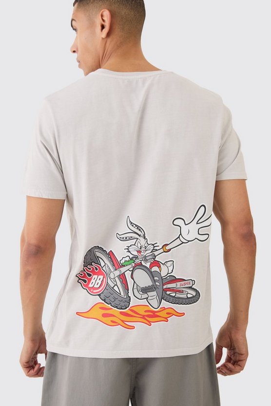 Oversize T-Shirt mit lizenziertem Looney Tunes Bugs Bunny Print