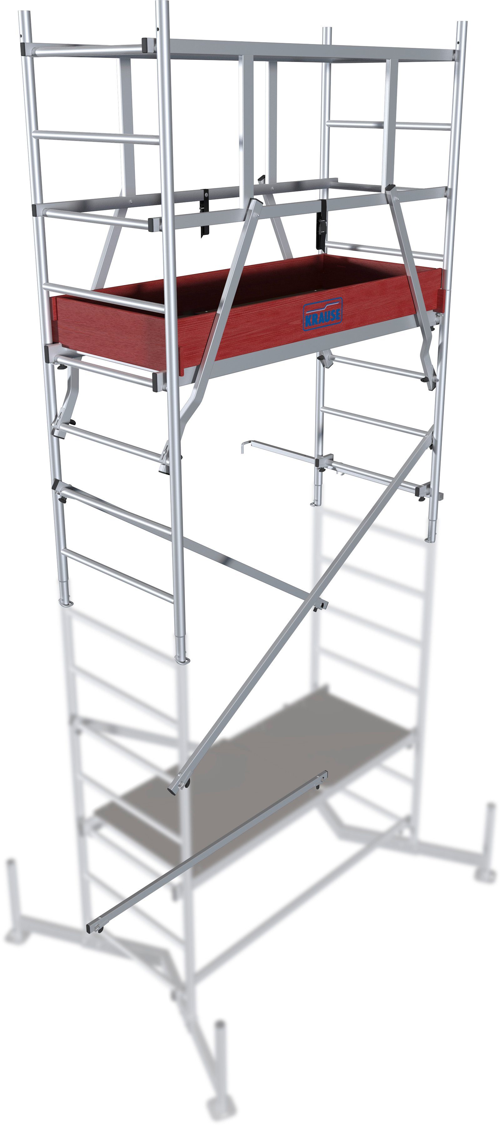 KRAUSE Arbeitsgerüst ClimTec System 1. Aufstockung, nur in Verbindung mit dem ClimTec System Grundgerüst nutzbar
