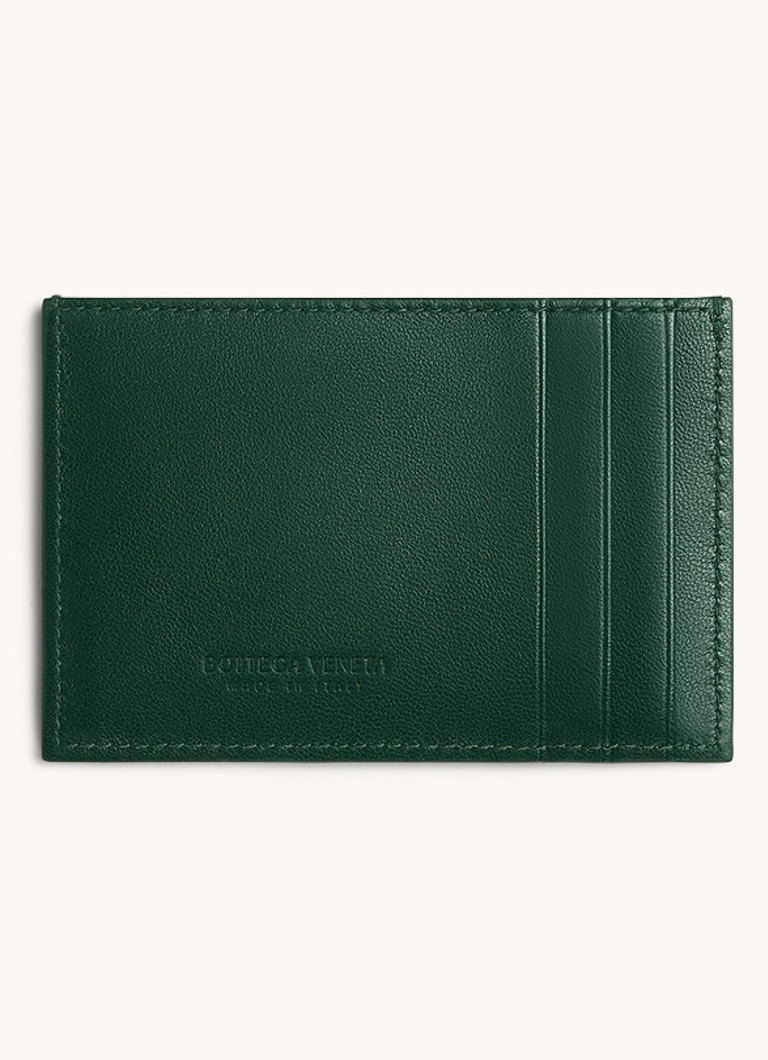 Etui na karty Bottega Veneta ze skóry jagnięcej