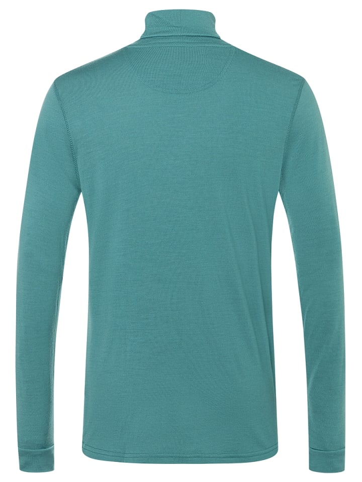 super.natural Merino Longsleeve M SKIEUR TURTLE in petrol günstig kaufen