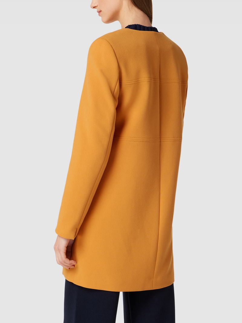 Longblazer mit Hakenverschluss in orange