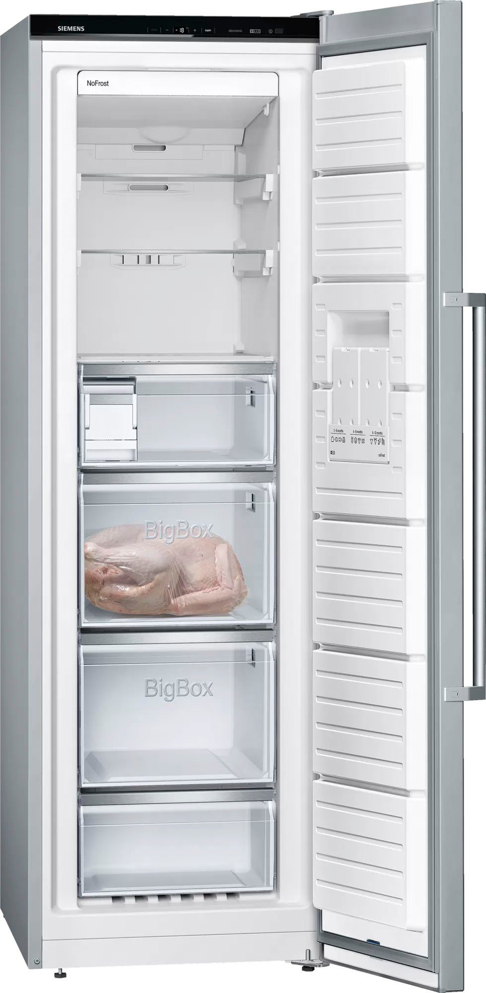 SIEMENS Gefrierschrank iQ500 GS36NAIDP, 186 cm hoch, 60 cm breit