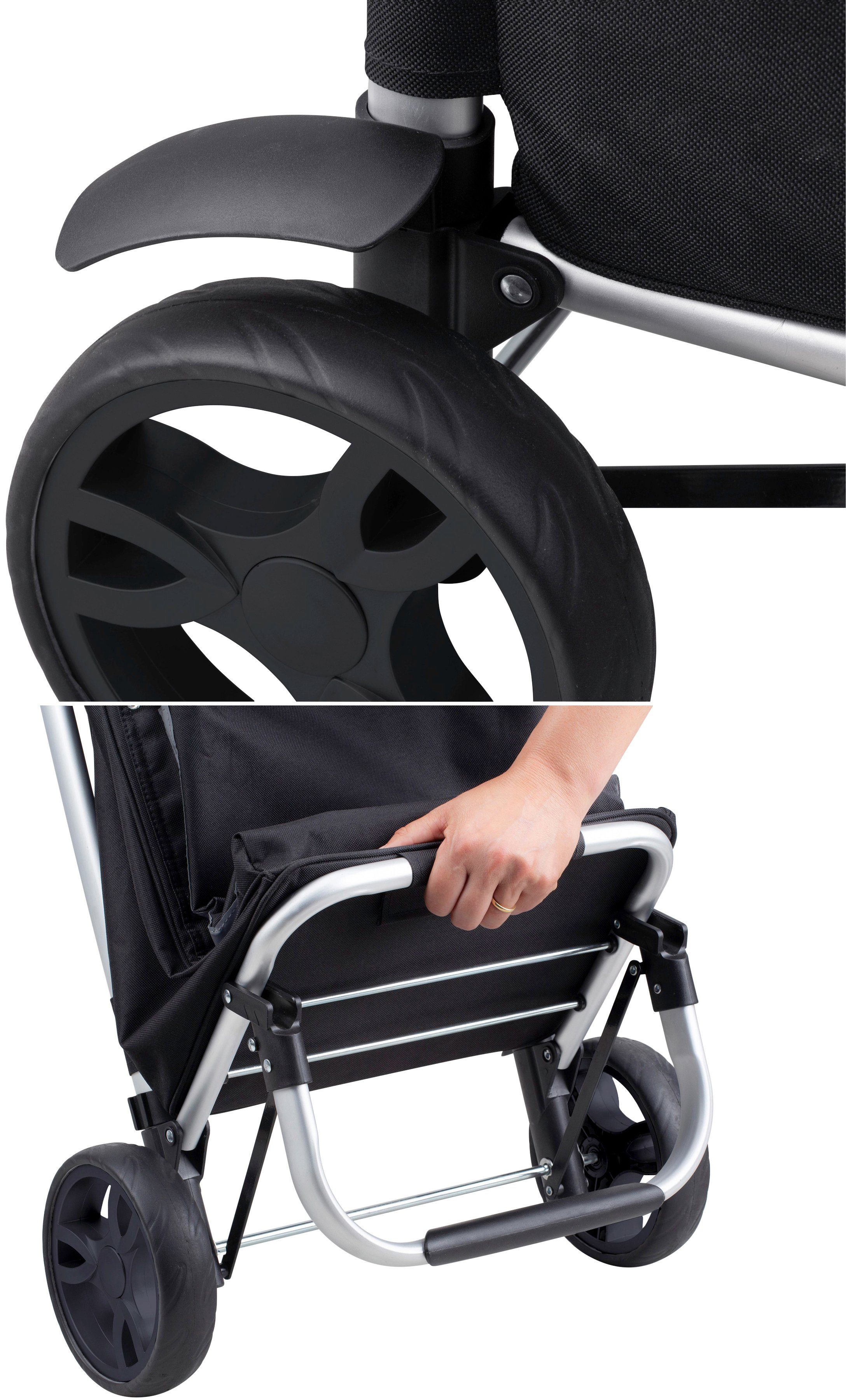 meister Einkaufstrolley 2 in 1, 59 l, mit Kühltasche