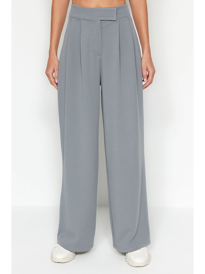 trendyol Marlenehose in Grau günstig kaufen