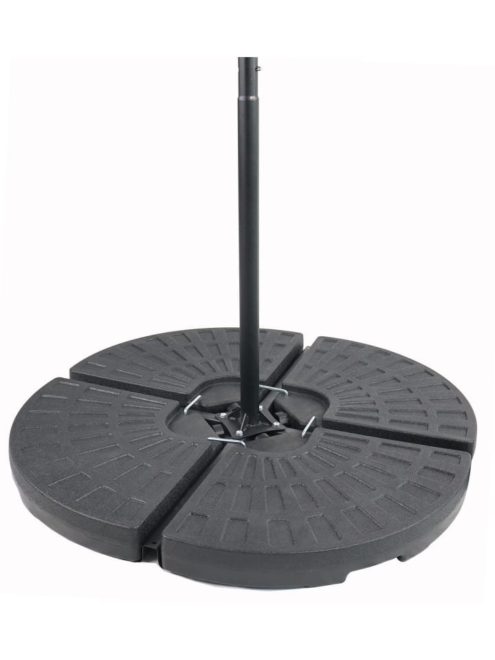 VCM  Ampel Sonnenschirmständer Platten befüllbar in Schwarz günstig kaufen onesize