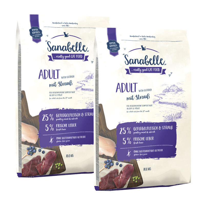 Sanabelle Trockenfutter Sanabelle Adult Strauß 2x10 kg