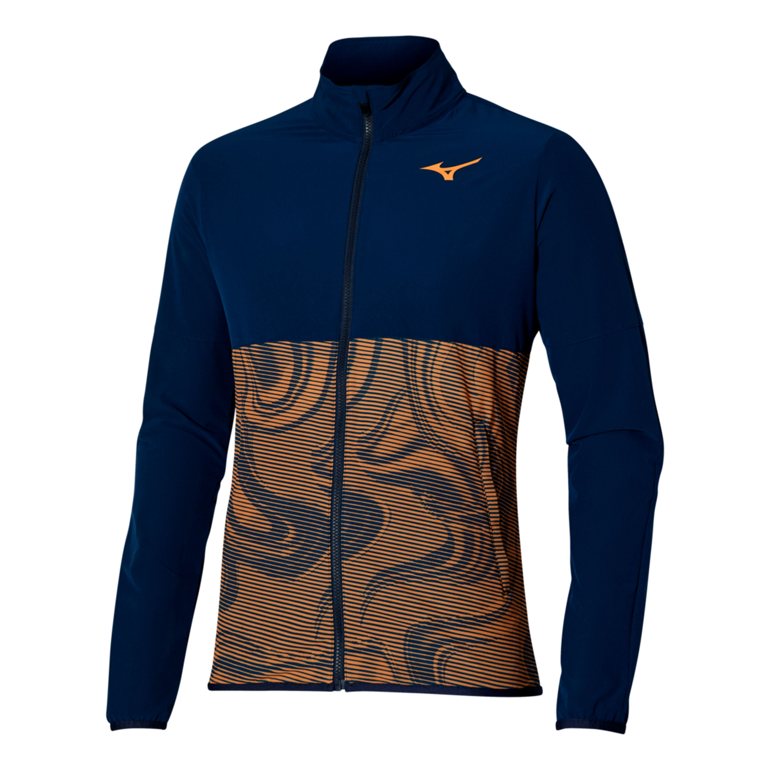 Charge Printed Trainingsjacke Herren - Dunkelblau, Orange
