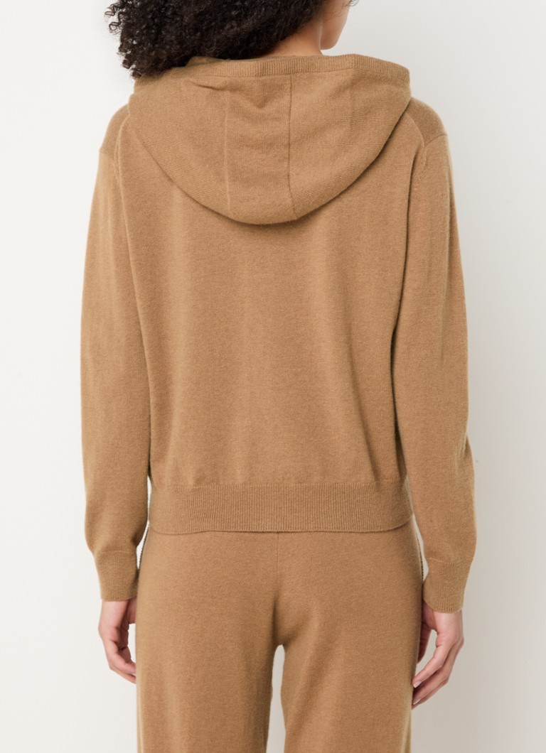 Sweat à capuche MaxMara Tenente en maille fine et mélange cachemire