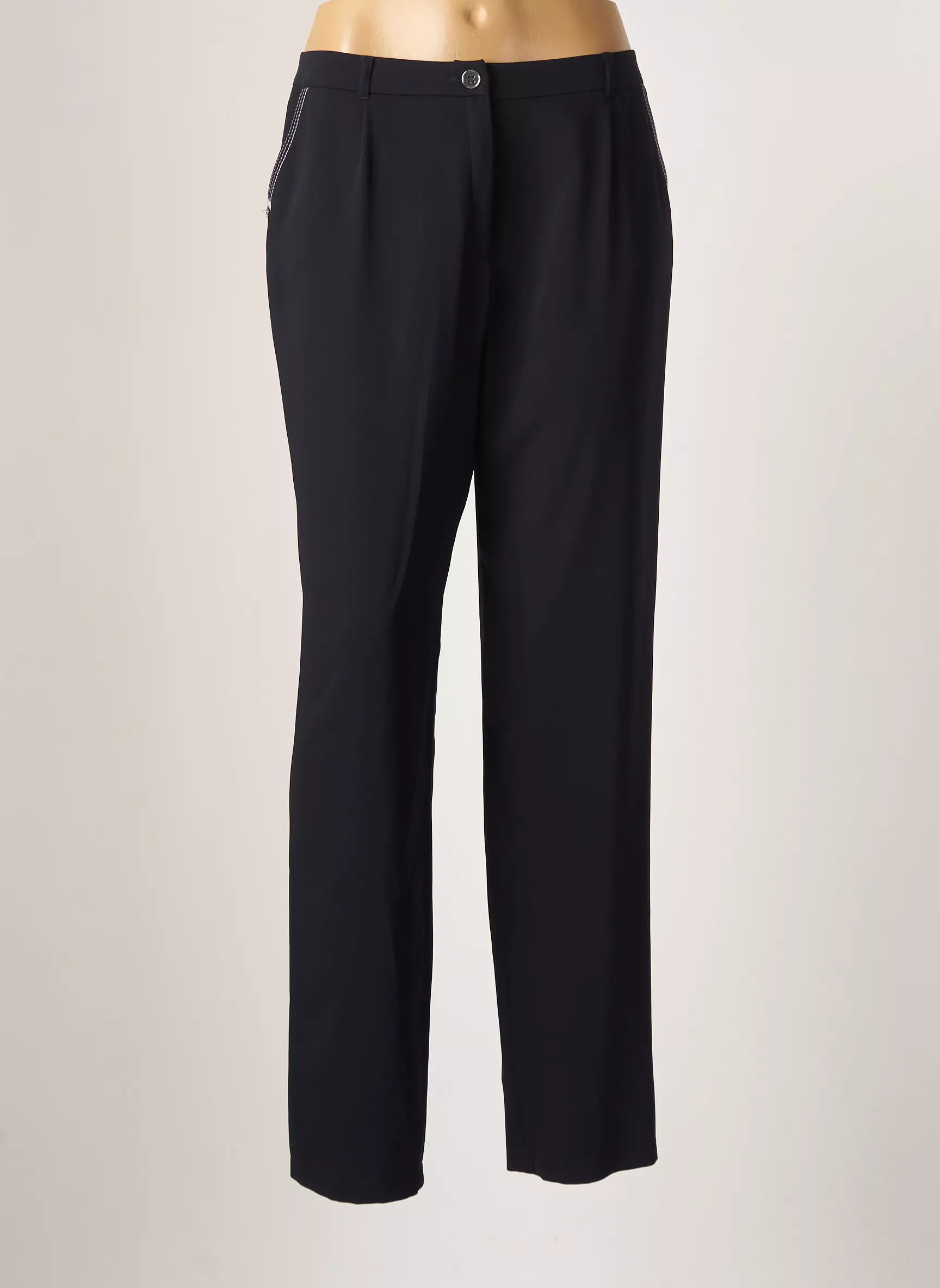 Christine Laure Pantalons Droits Femme couleur bleu