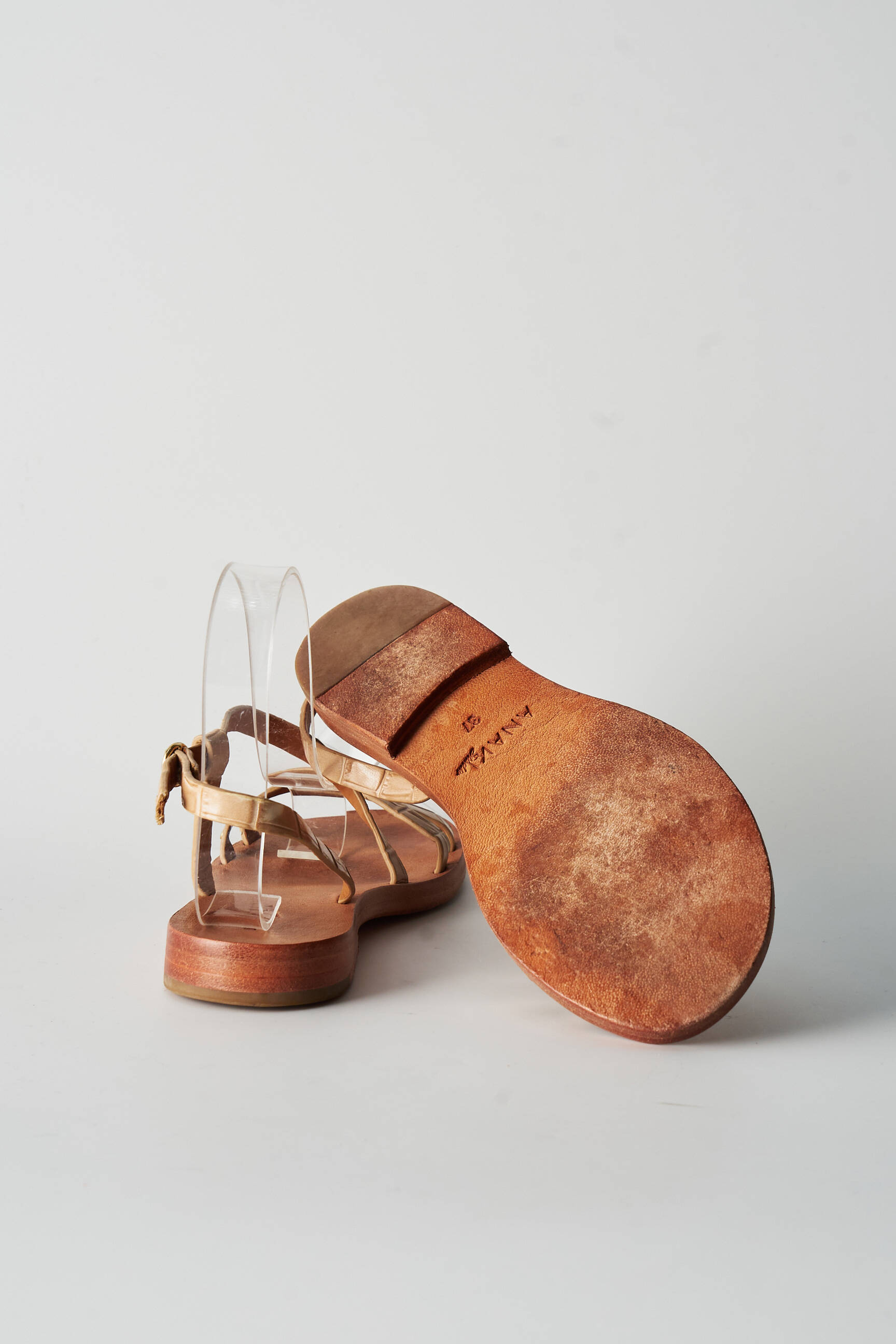 Anaki Spartiates Femme couleur marron