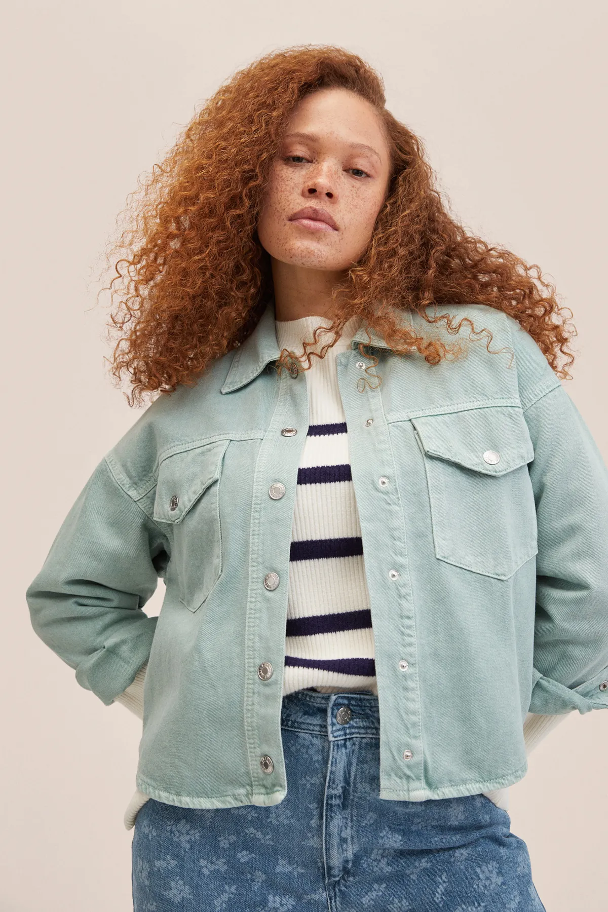 MANGO  Jeans - Blau - Wide Leg