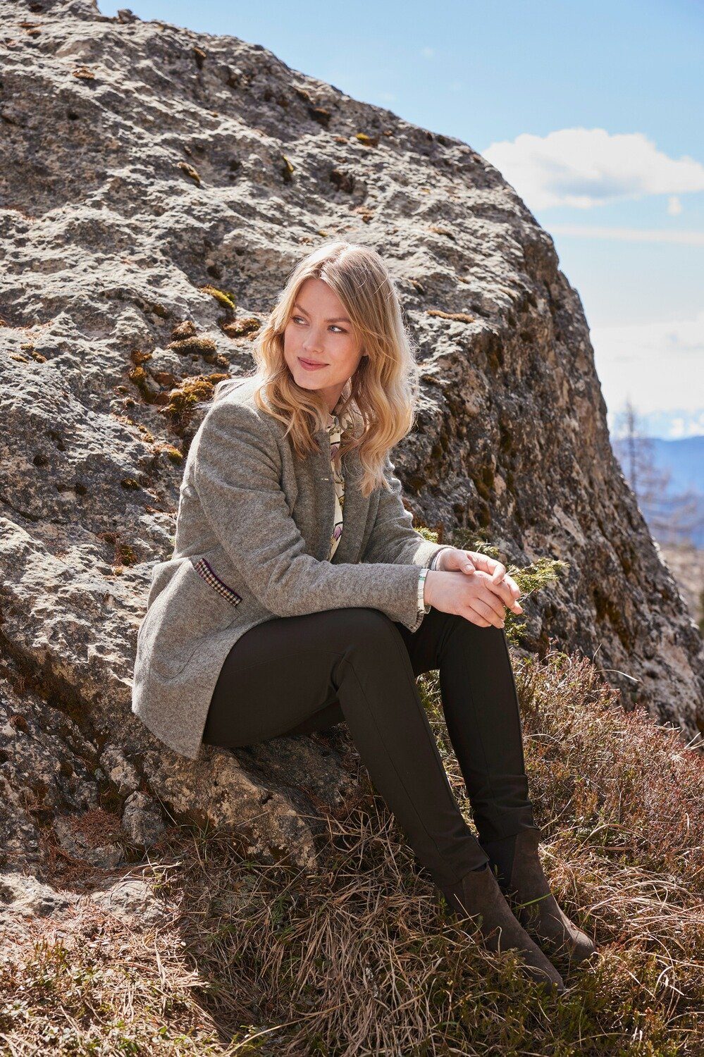 Reitmayer Trachtenblazer Lange Walkjacke