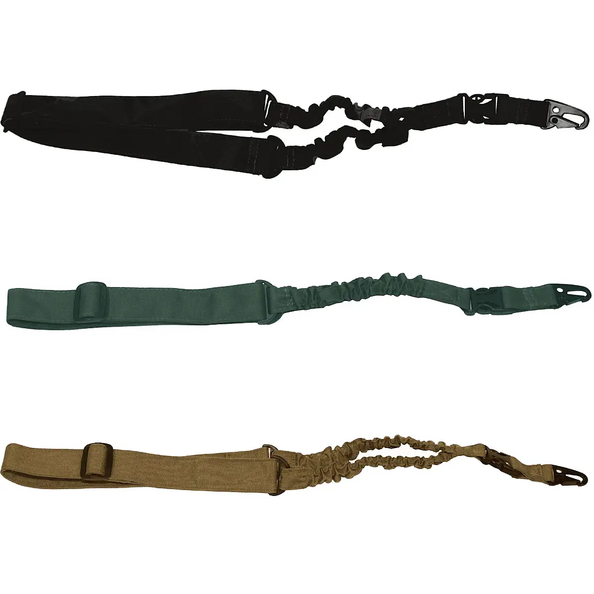 Bungee Gewehrgurt mit Karabiner versch. Farben