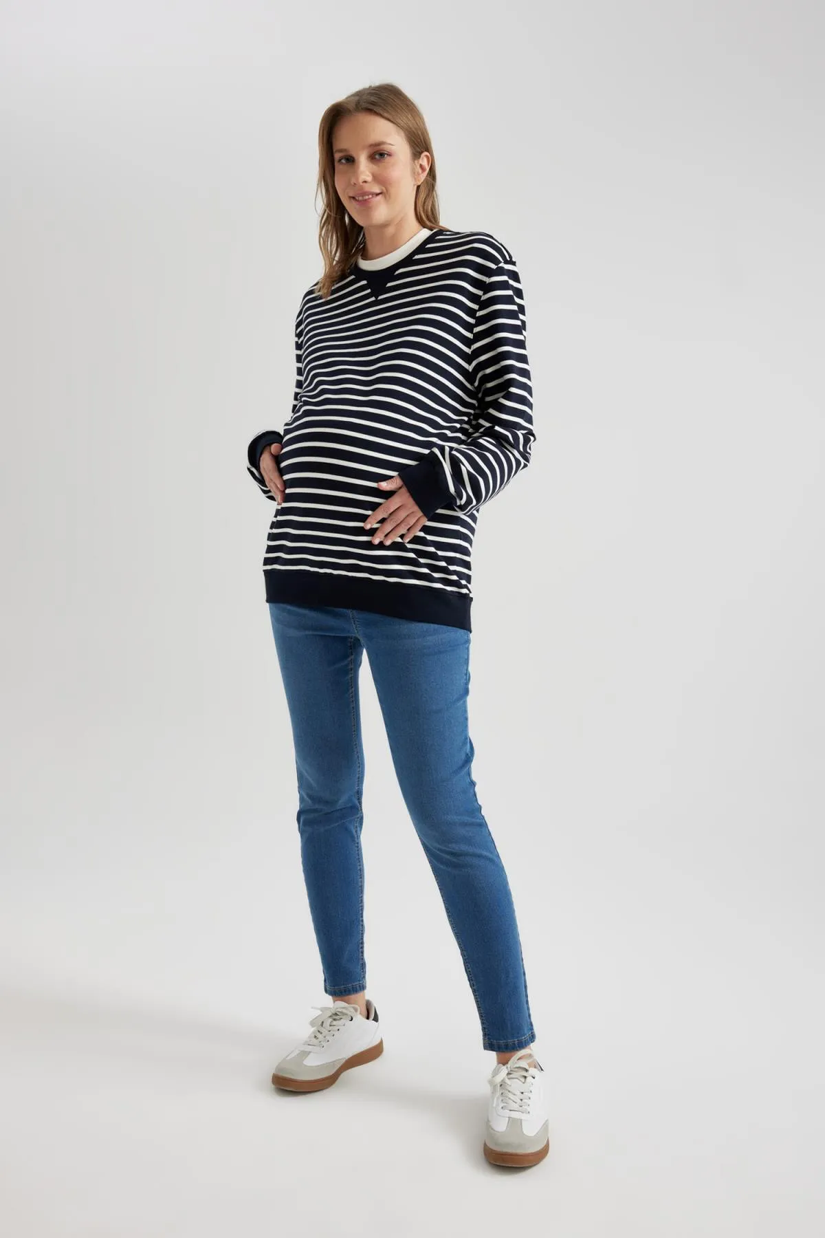 DeFacto  Skinny Fit, extra enge Passform, normale Taille, extra schmales Bein, Umstandshose