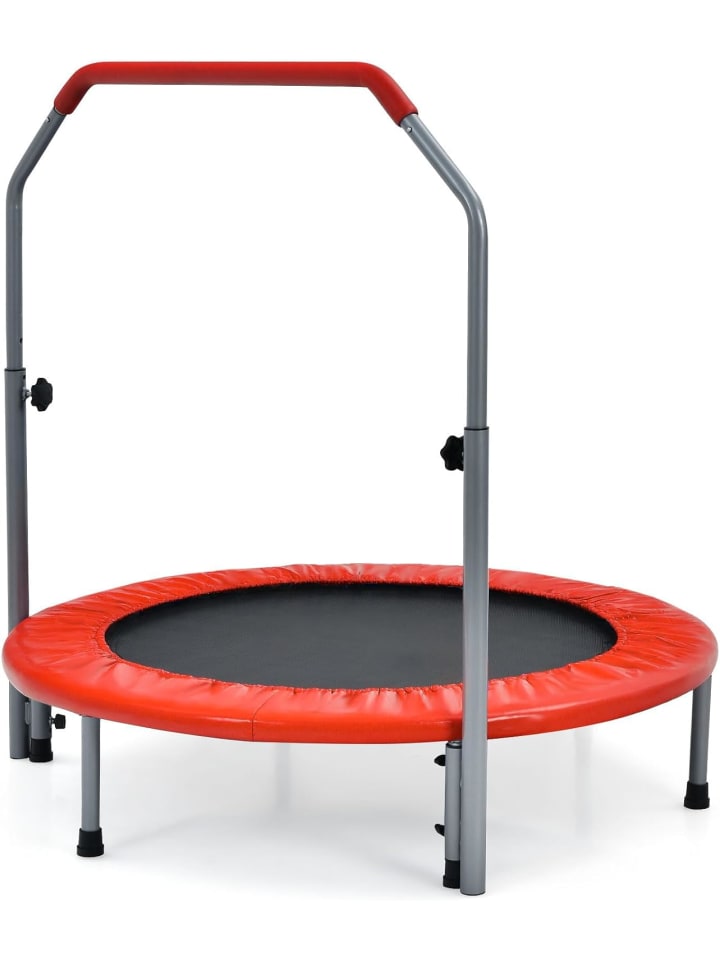 COSTWAY φ101cm Mini Trampolin in Rot günstig kaufen onesize