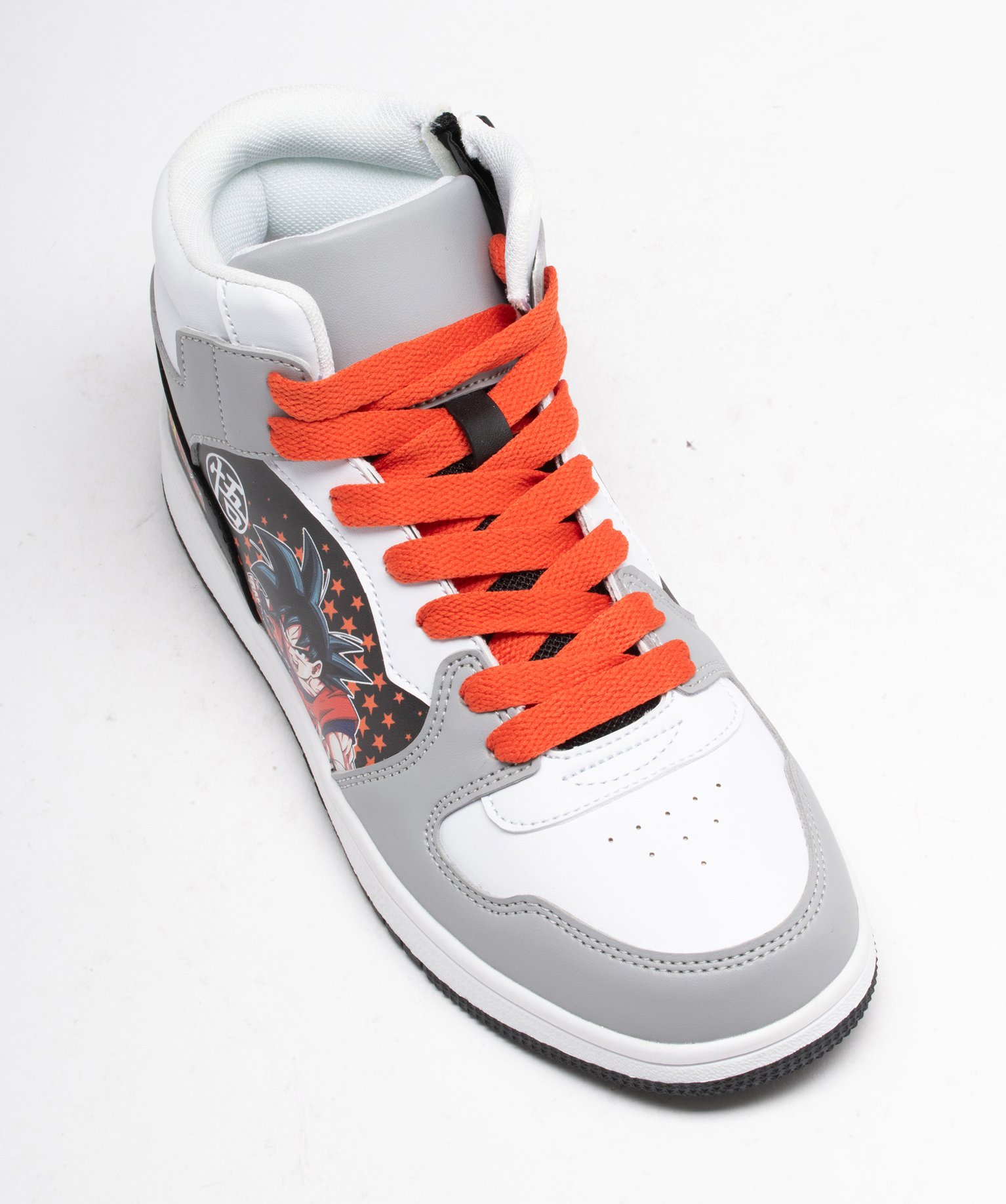 Baskets Garçon mid-cut à lacets et à zip - Dragon Ball Z gris | GEMO