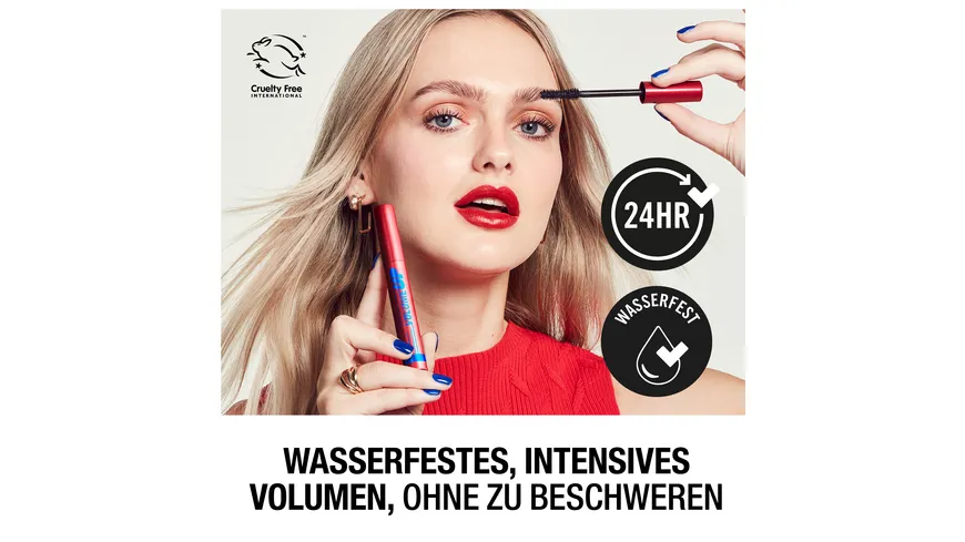 MANHATTAN COSMETICS Volume Up Mascara 8 ml 003 - Black Waterproof