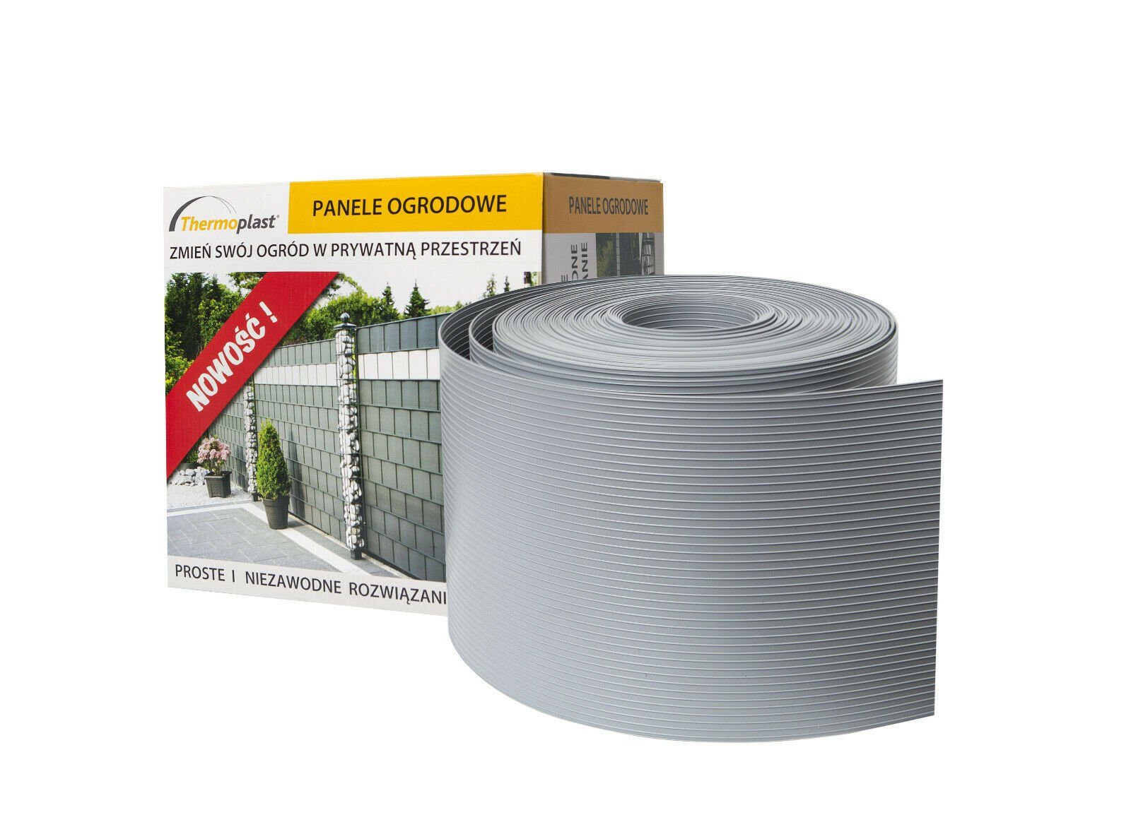 nm_trade Sichtschutzstreifen Sichtschutzstreifen PP Doppelstabmatten Zaunblende 26 m Thermoplast®, 100% UV-beständig, 100% blickdicht, wasserfest, robust, Zaunblende