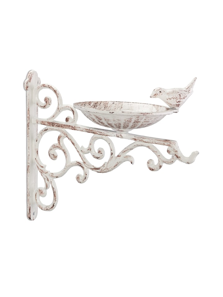 relaxdays Vogeltränke in Weiß - (B)28x (H)24 x (T)14 cm günstig kaufen onesize