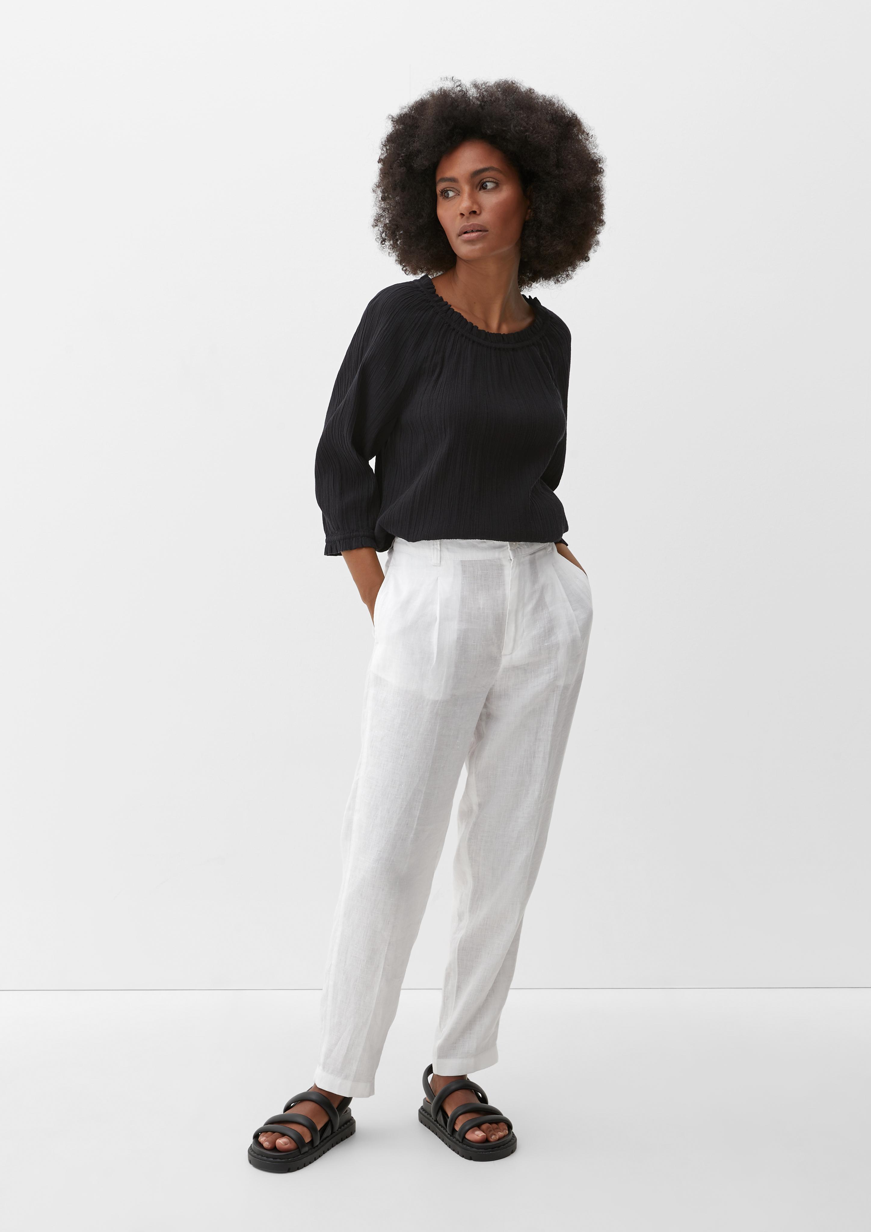 Bluse in Crêpe-Optik  2131933-9999