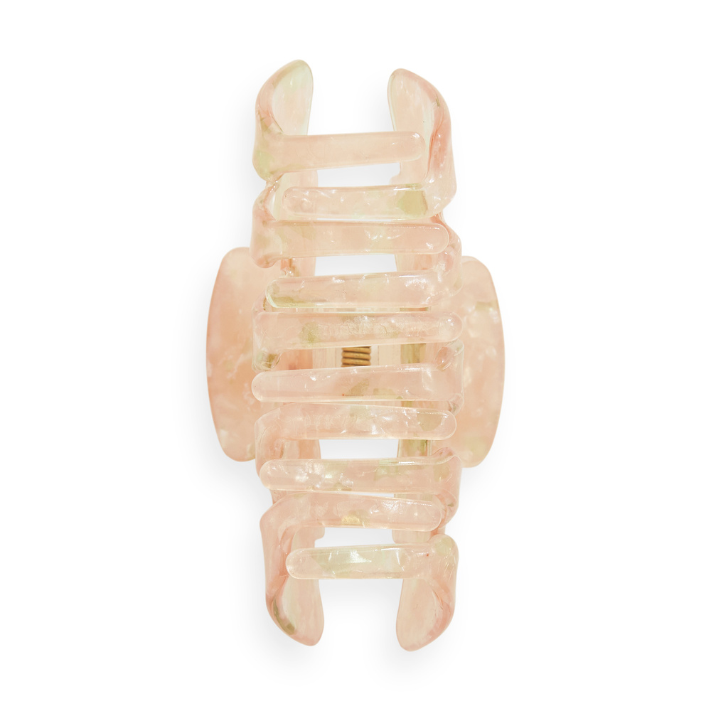 revolution hair Revolution 1pk Acetate Claw Clip Fashion Pink Pince